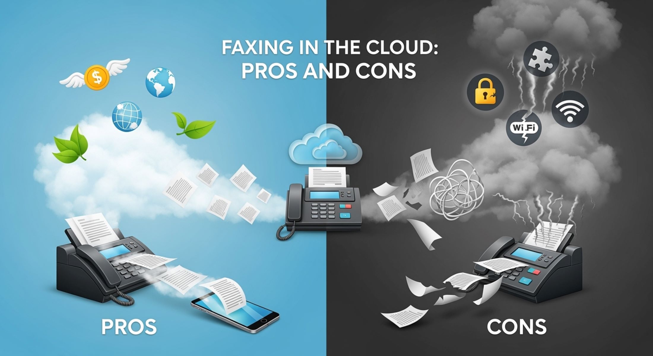 Faxing in the Cloud: Pros and Cons
